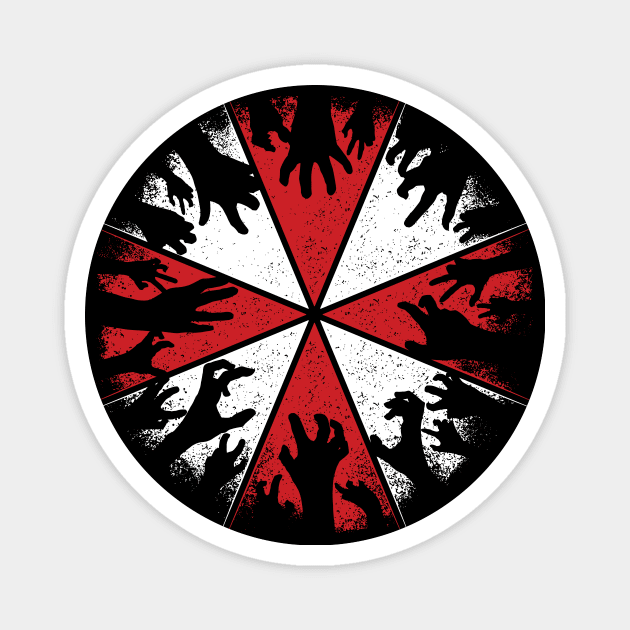 Undead Umbrella 1 Magnet by DCLawrenceUK